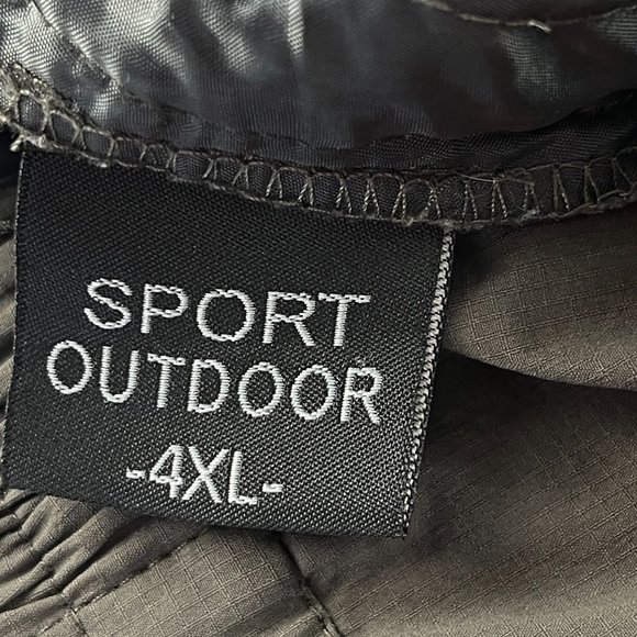 Sport Outdoor Ripstop Trek Hiking Pants Mens Size M Brown Zip Pockets Stretch - Picture 4 of 15